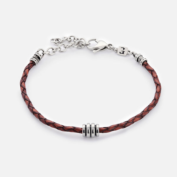Brown Nixon - Leather Bracelet - Galis jewelry