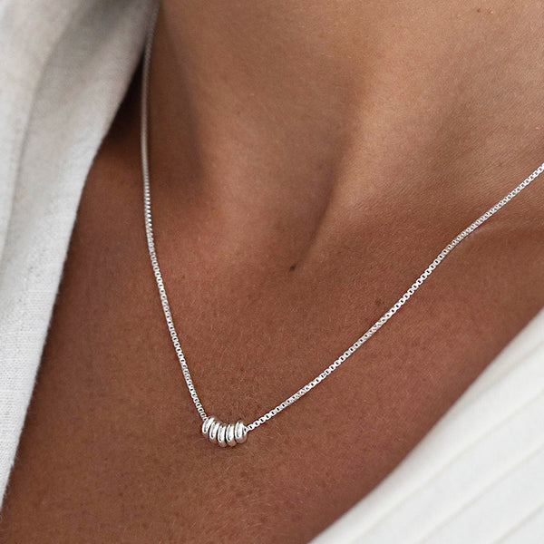 Amy Silver Necklace - Galis jewelry