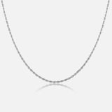 Rope Silver Chain 2mm - Galis jewelry