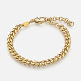 CUBAN GOLD BRACELET - 6 MM - Galis jewelry