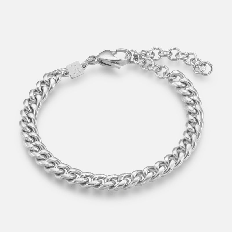 Cuban Silver Bracelet - 6 mm - Galis jewelry