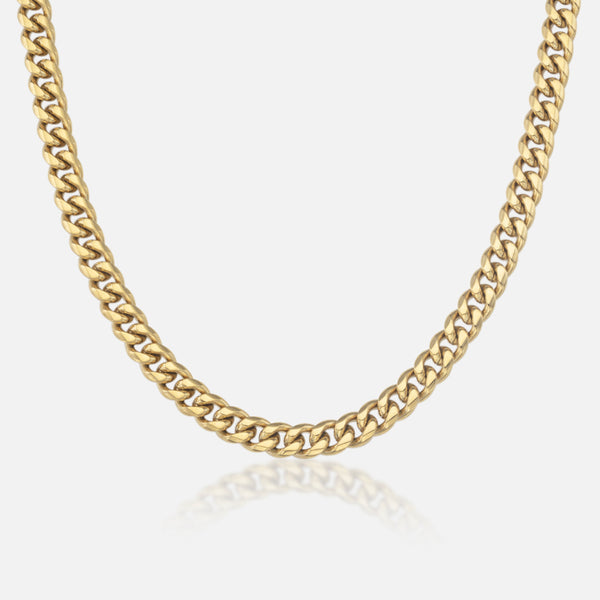 CUBAN Gold CHAIN - 8 MM - Galis jewelry