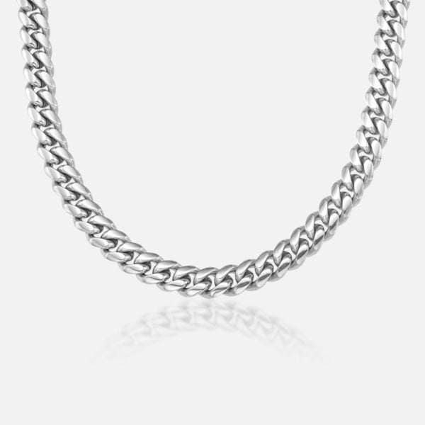 Cuban Silver Chain - 8 MM - Galis jewelry