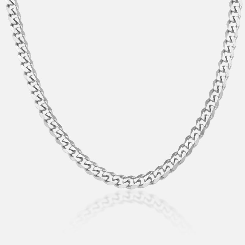 Cuban Silver Chain - 3 mm - Galis jewelry