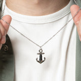 Pitter – Stainless Steel Anchor Necklace - Galis jewelry