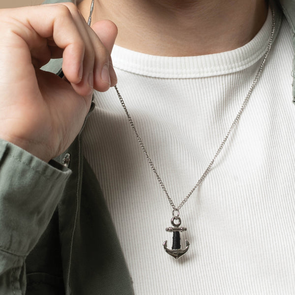 Pitter – Stainless Steel Anchor Necklace - Galis jewelry