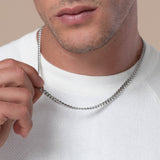 Cuban Silver Chain – 5mm - Galis jewelry