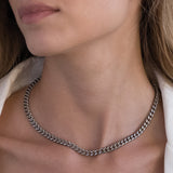 Cuban Silver Chain- 6 MM - Galis jewelry