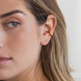 Serenity Gold Earring - Galis jewelry