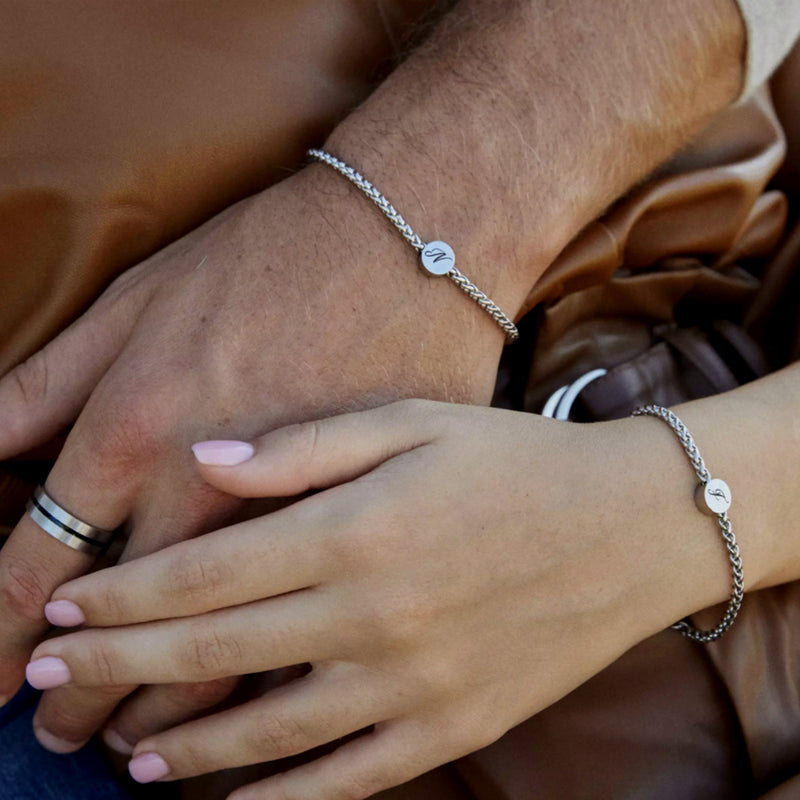 Couple Bracelet - Personalized Couple Kada - Gift For Couple