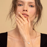 Scarlet Silver Personalized Bracelet - Galis jewelry