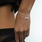 Scarlet Silver Personalized Bracelet - Galis jewelry