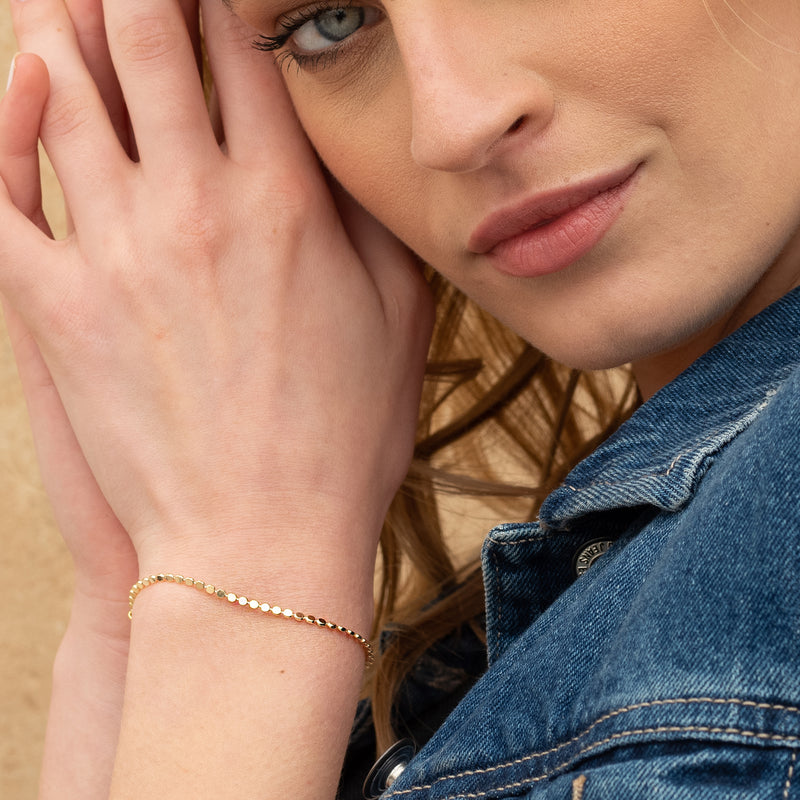 Gold Stella bracelet - Galis jewelry