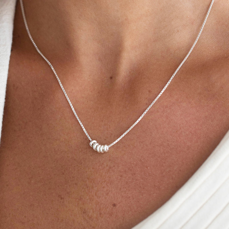 Amy Silver Necklace - Galis jewelry