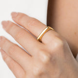 ANN GOLD RING - Galis jewelry