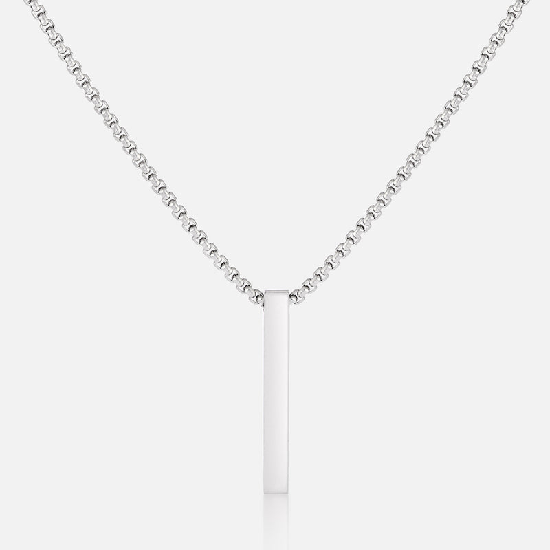 Goma Silver – Personalized Necklace - Galis jewelry